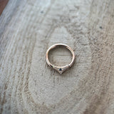 Garnett in yellow gold